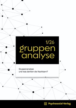 Zeitschrift Gruppenanalyse<br>Aktuelle Ausgabe